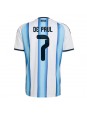 Moški Nogometna dresi replika Argentina Rodrigo De Paul #7 Domači SP 2026 Kratek rokav
